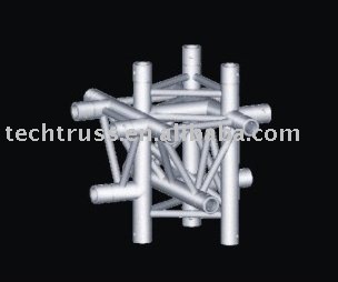 Aluminum 6-way corner for triangle 220 truss
