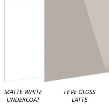 Panneaux de construction FEVE Gloss Latte Aluminium Feuilles