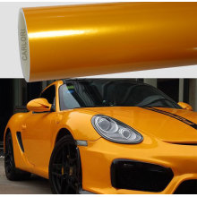 gold yellow car wrap vinyl