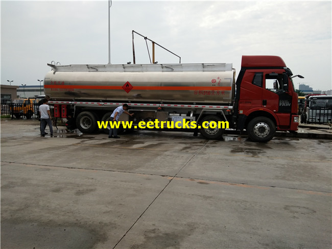 FAW Gasoline Transport Tank Trucks