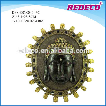 Poly resin buddha decor for home decoration