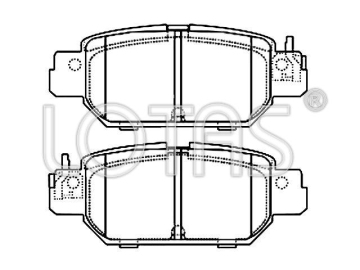 Factory Brake Pad Car Wholesale for Mazda