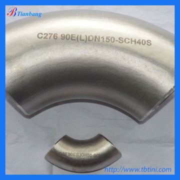 Ti-6Al-4V Titanium Elbow in pipe fittings Baoji TianBang