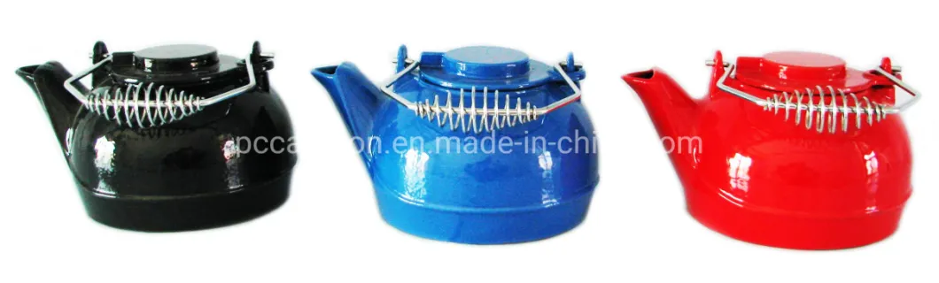 Enamel Cast Iron Teapot FDA Approved Factory