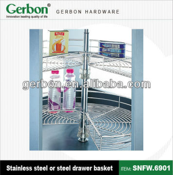 organizing wicker baskets