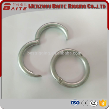 Baite steel zinc plated chain catch retaining round ring