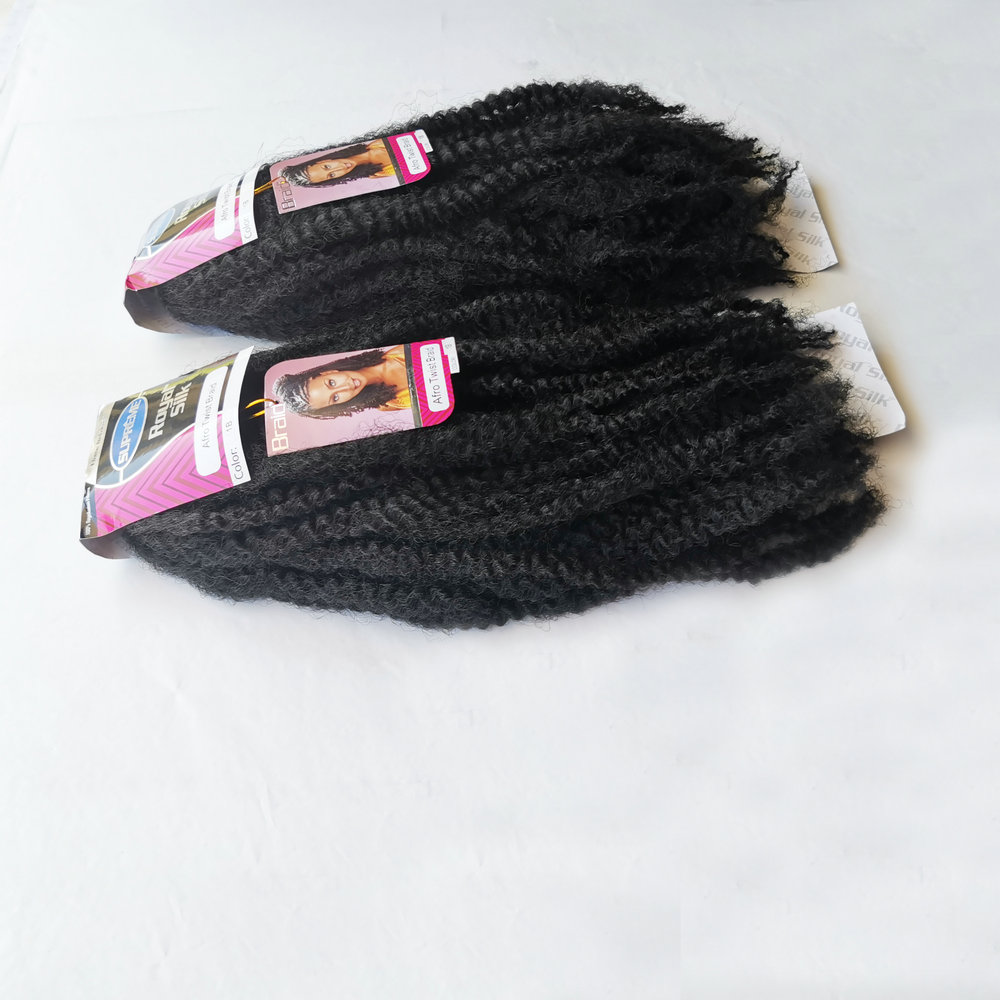 wholesale afro kinky bulk synthetic hair for dreadlocks twist and braiding hair