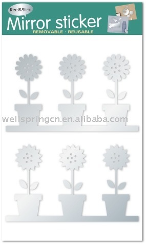 mirror sticker / wall sticker / home sticker 0806