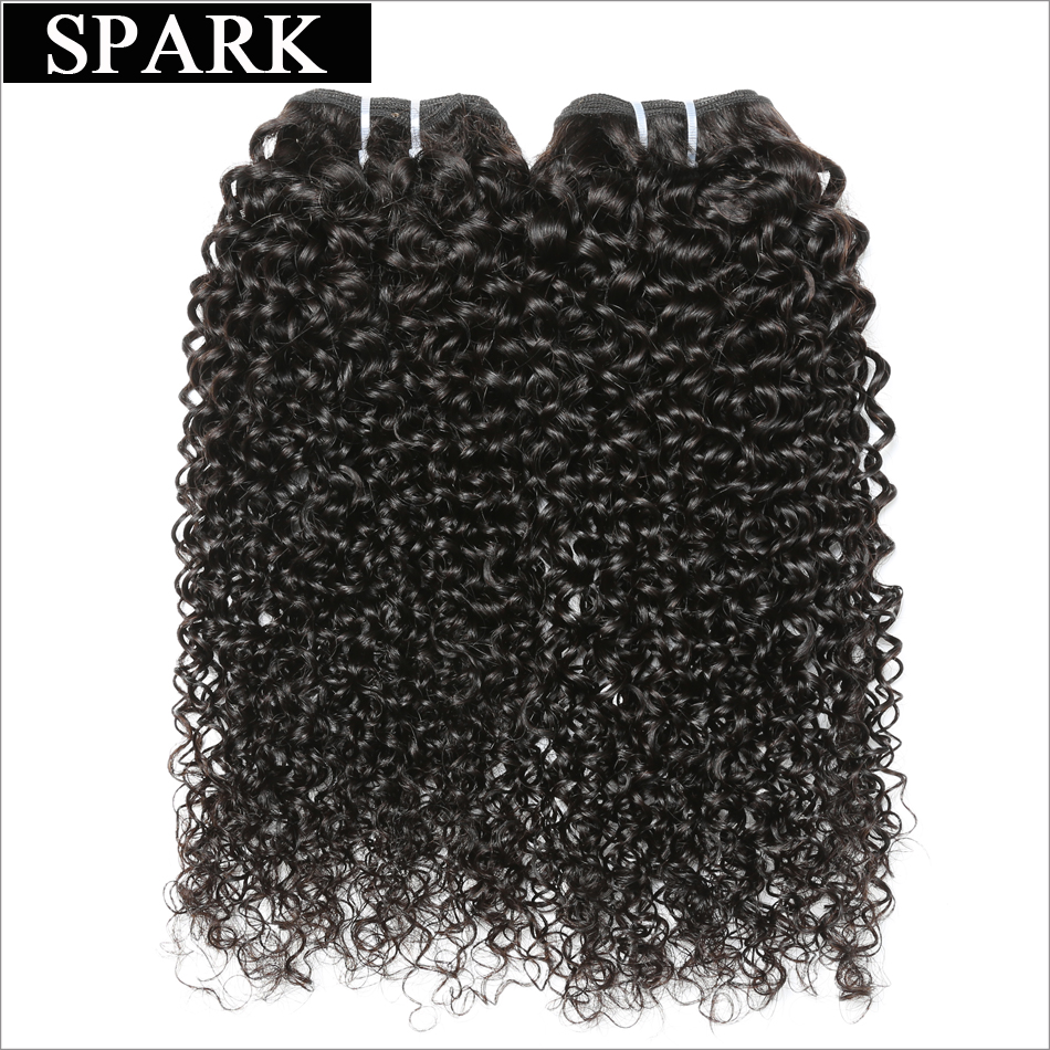 12A Brazilian Virgin Hair Extensions Afro Kinky Curly Natural Black 100% Unprocessed Human Hair Weave Bundles SPARK