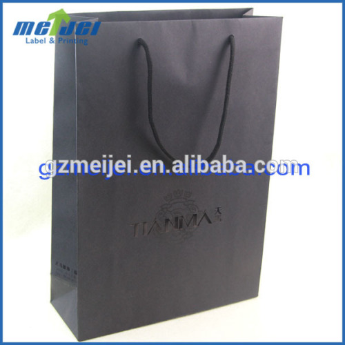 Promotional Screen Printing Matte Surface Gift Paper Bag