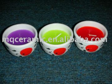 Ceramic candle holder