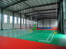 Badminton PVC Sport Flooring BWF Certification