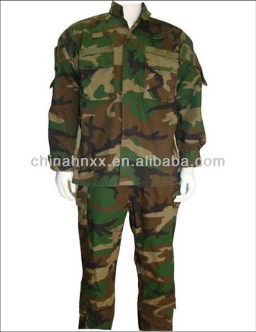 military camouflage combat garment suit