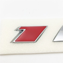 Custom ABS Chrome 3D Car Letter Emblem Badge Sticker