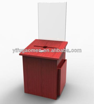 Comment Collection Suggestion Box Donation Charity Box Ballot Sign Holder 11571