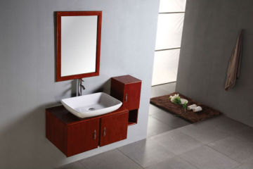 PVC Red Commercial Bathroom Vanity Tops