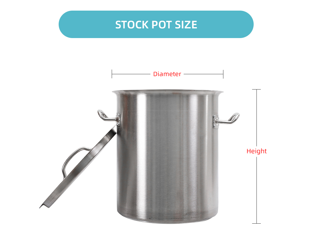 Stainless Steel Soup Pot With Lid