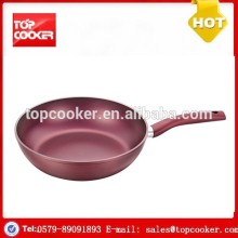 New design aluminium forged color nonstick frypan