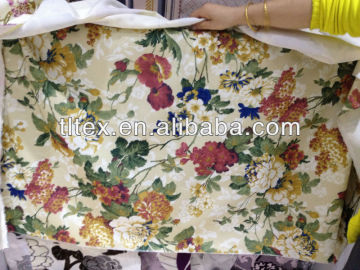 pinting velvet fabric for sofa
