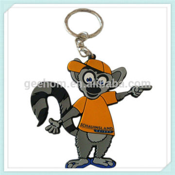 custom cartoon promotion soft pvc keychain wholesale, silicone keychain