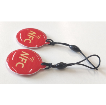 Epoxy RFID key tag NTAG215 plastic card