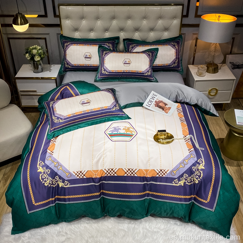 Set de sábanas de Tencel lavado Juego de cama al por mayor