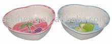 Melamine heart bowl for kids