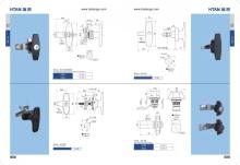 Wood Door Handle Lock Aluminum Mortice Lock