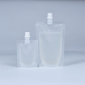 Pochette à bec transparent recyclable pour liquide 150 ml