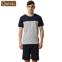 Qianxiu cool thin summer night suit for men