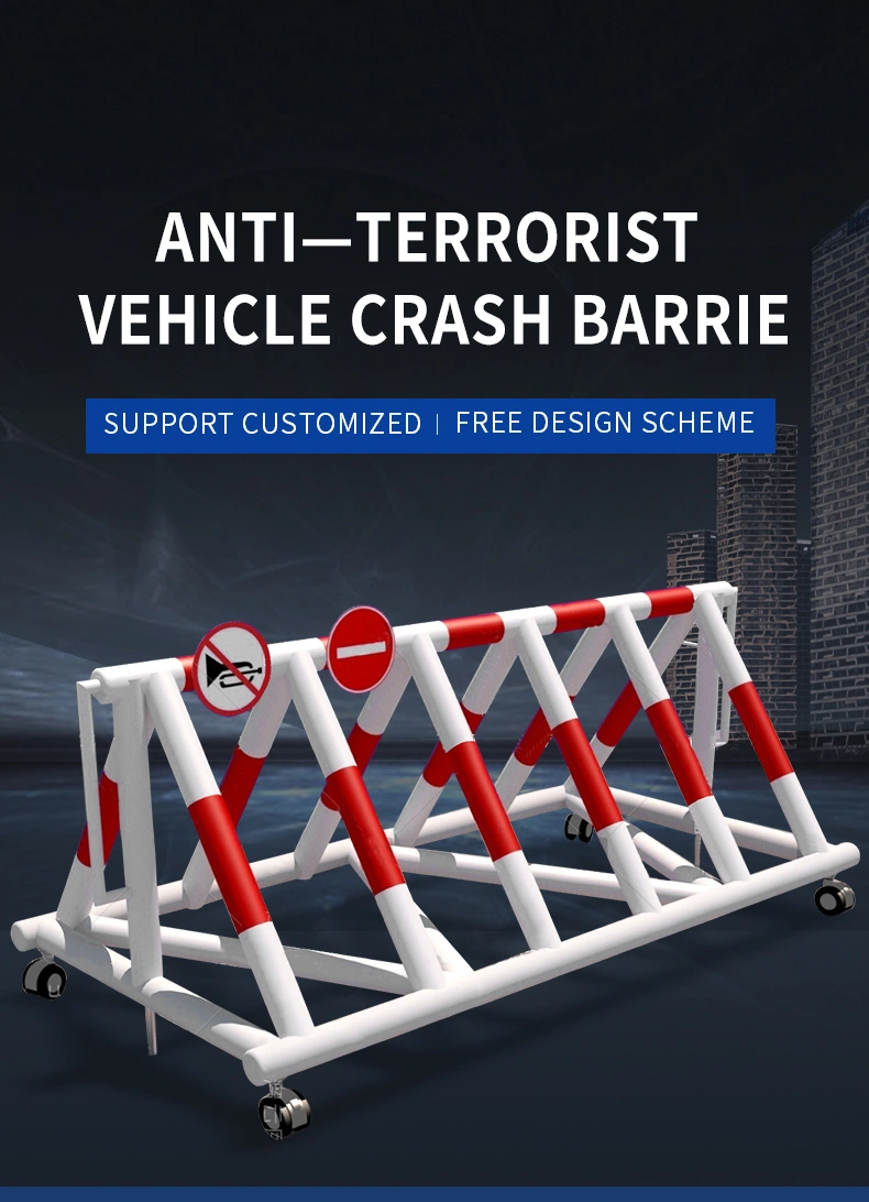 High Quality Roadblock Closing Barrier Customizable Mobile Traffic Barriers