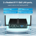 J4125 Dual Ethernet Dual Com Industriële mini -pc