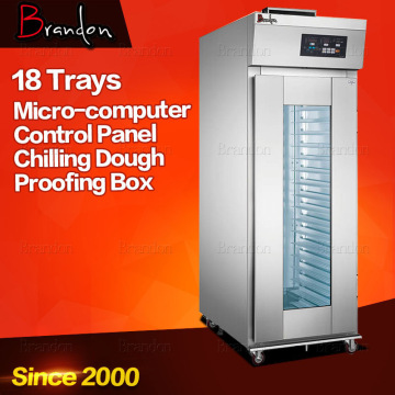Automatic Chiller Dough Proofing Box / 18 Trays Bread Proofer / High-quality Proofing Box for Baking