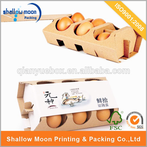 Factory wholesale custom cardboard egg cartons
