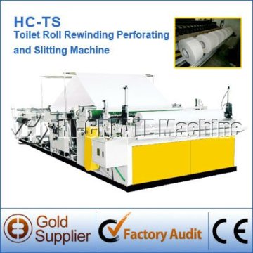 HC-TS Toliet roll rewinding perforating and sltting machine