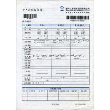 Insurance Policy Security Variable Barcode Printing