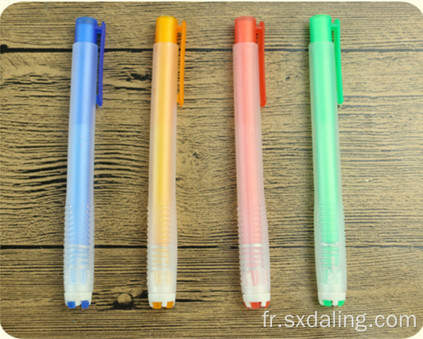 Test du bon stylo gel de couleur effaçable personnalisé