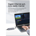 Multiport Dock Station with 4k Hdmi Usb3.0 Rj45