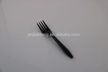 Black Disposable Plastic Fork