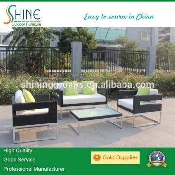 rattan sofa table and chair suite outdoor patio furniture