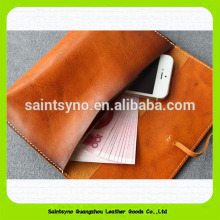 15391D Highly genuine leather purses pouch for unisex