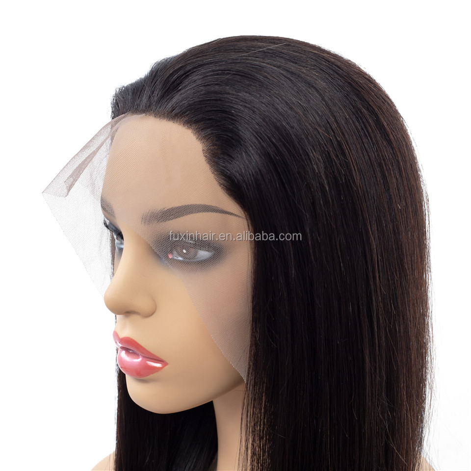 Sri lanka Human Hair Wig Vendors Brazilian Peruvian Hair HD Lace Frontal Wigs Custom Logo Cheap Brazilian Cambodian Hair