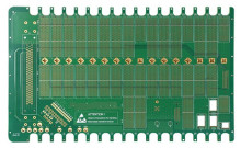 Step slots blind buried holes backplane circuit boards