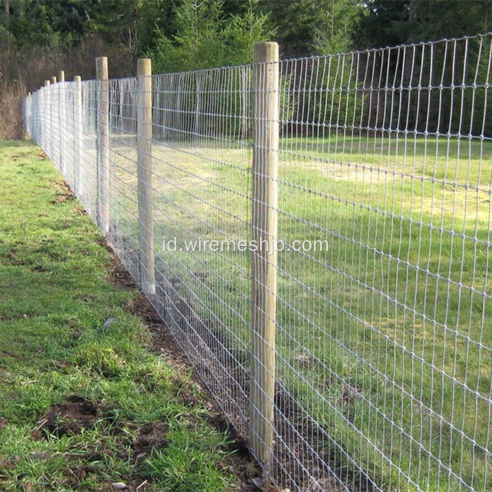 Hot-dip Galvanized Woven Field Fence