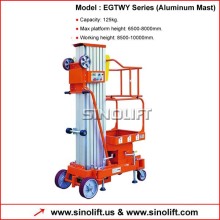 EGTWY Series Aluminum Mast Aerial Work Platform