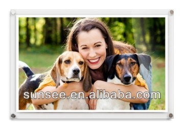 high quality elegant acrylic large round wall picture frames wholesale