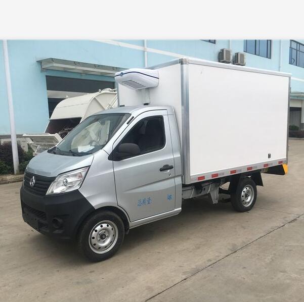 hot sale 116 hp 1 ton load mobile freezer van