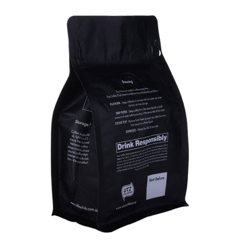 Biologisch afbreekbare kraftpapier 8 oz zak koffie