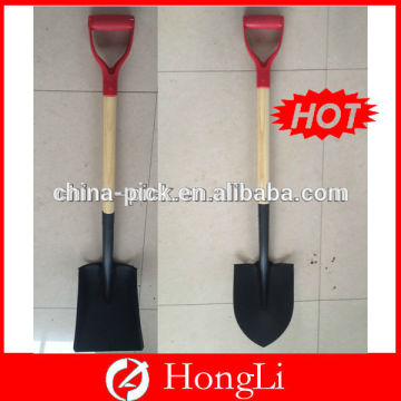round nose short handle hand shovel