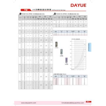 JIS Standard Mold Parts TM Medium Load Spring